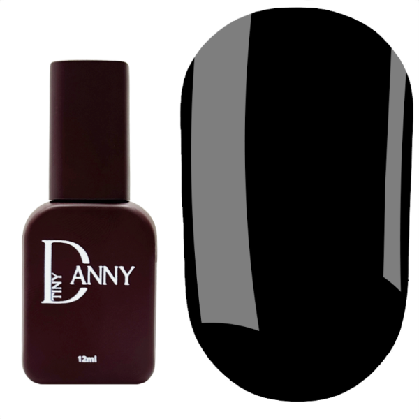 Гель-лак DANNY Gel Polish Light Black, чорний, 12 мл
