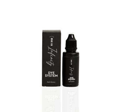 Краска для бровей Okis Brow Infinity Dye System Dark Brown, темно-коричневая, 15 мл