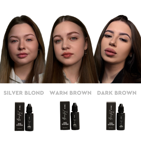 Фарба для брів Okis Brow Infinity Dye System Silver Blond, світло-русявий, 15 мл