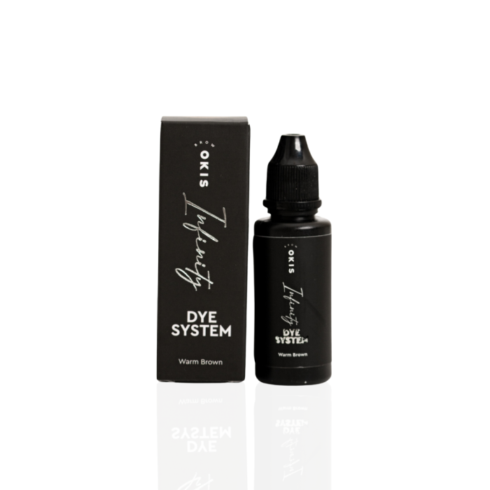 Фарба для брів Okis Brow Infinity Dye System Warm Brown, коричневий теплий, 15 мл