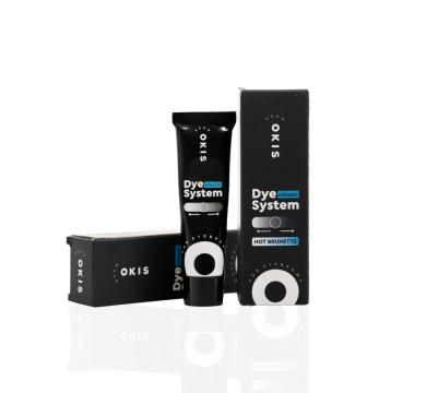 Крем-фарба для брів Okis Brow Classic Dye System Hot Brunet, теплий брюнет, 15 мл
