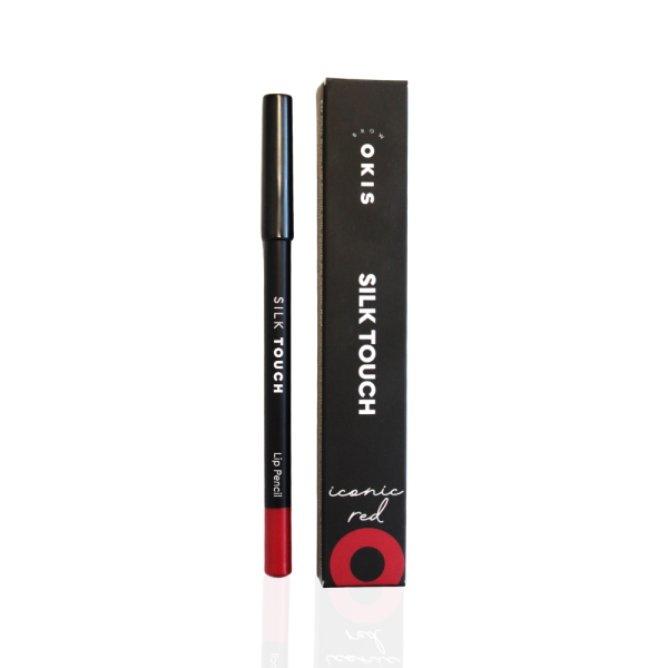 Карандаш для губ Okis Brow Silk Touch №04 Iconic Red, красный