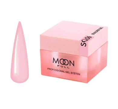 Гель для нарощування Moon Full Builder Gel №SQ06, пудрово-рожевий, 30 мл