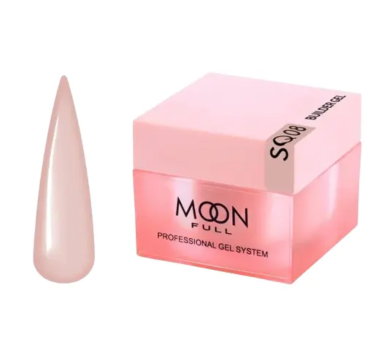 Гель для нарощування Moon Full Builder Gel №SQ08, теплий нюд, 30 мл