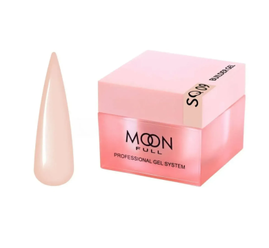 Гель для нарощування Moon Full Builder Gel №SQ09, бежево-персиковий, 30 мл