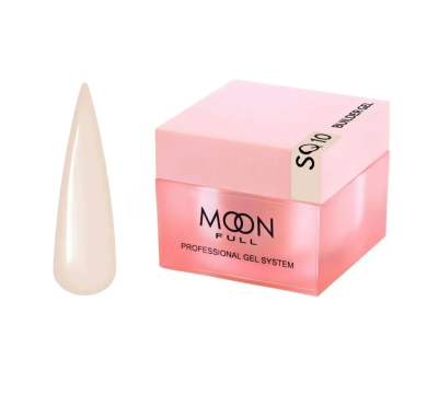 Гель для нарощування Moon Full Builder Gel №SQ10, бежевий, 30 мл