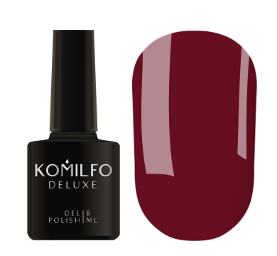 Гель-лак Komilfo Limited Wine Collection №001, червоний, 8 мл