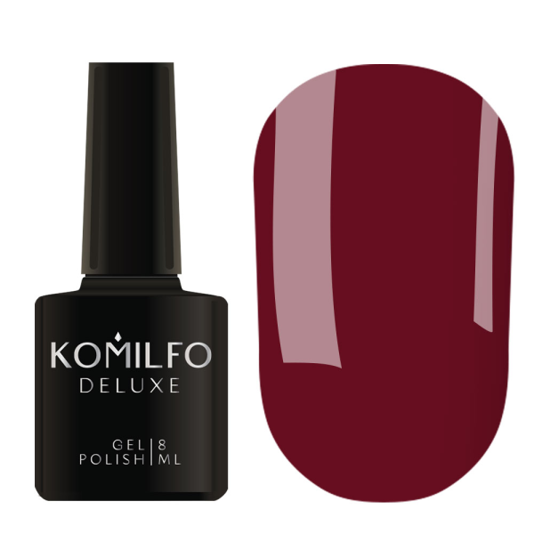 Гель-лак Komilfo Limited Wine Collection №001, червоний, 8 мл