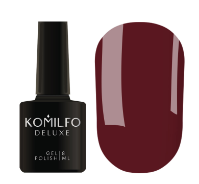 Гель-лак Komilfo Limited Wine Collection №002, винний, 8 мл