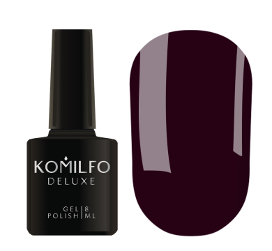 Гель-лак Komilfo Limited Wine Collection №005, темно-сливовий, 8 мл