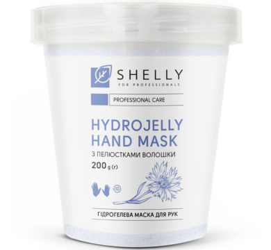 Гідрогелева маска Shelly Hydrojelly Hand Mask для рук з пелюстками волошки, 200 г