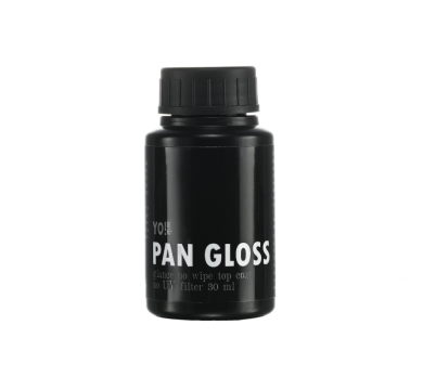 Топ без липкого шару YoNails Top Pan Gloss, без УФ-фільтра, екстремально глянсовий, 30 мл