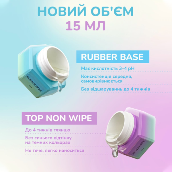You Are Cute Rubber Base - каучукова база, прозора, 15 мл