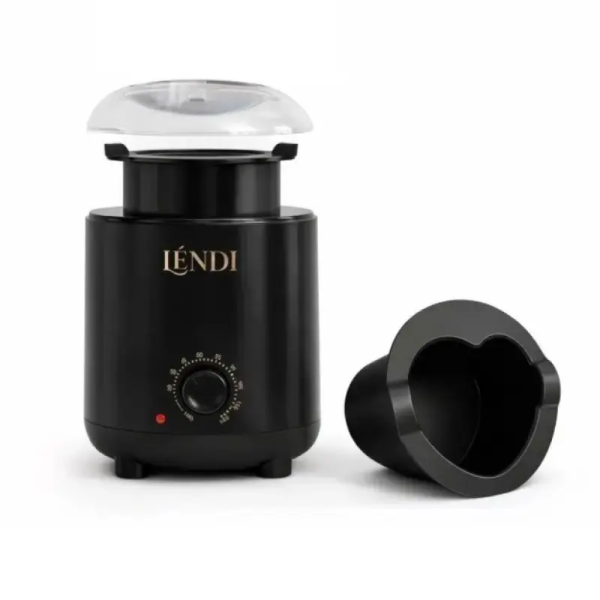 Воскоплав Lendi Wax Lab із силіконовою чашею, 200 мл, чорний