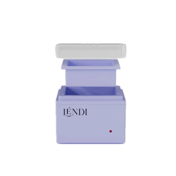 Воскоплав Lendi Mini Wax Lab на акумуляторі, фіолетовий