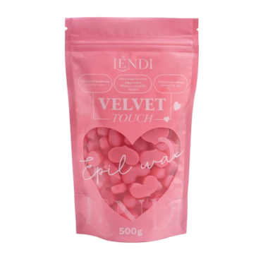 Віск для депіляції в гранулах Lendi Velvet Touch, у формі серця (рожевий), 500 г