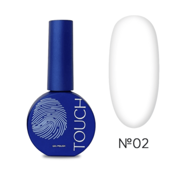 Гель-лак Touch Gel Polish №02, белый, 9 мл