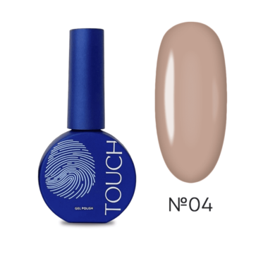Гель-лак Touch Gel Polish №04, бежевий, 9 мл