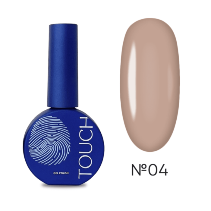 Гель-лак Touch Gel Polish №04, бежевий, 9 мл