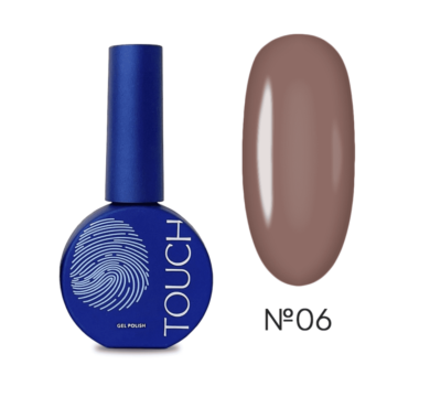 Гель-лак Touch Gel Polish №06, темно-бежевый, 9 мл