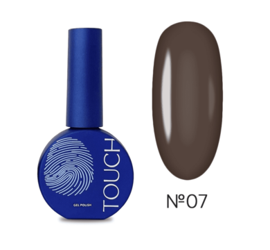Гель-лак Touch Gel Polish №07, шоколадний, 9 мл