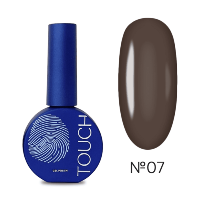 Гель-лак Touch Gel Polish №07, шоколадний, 9 мл