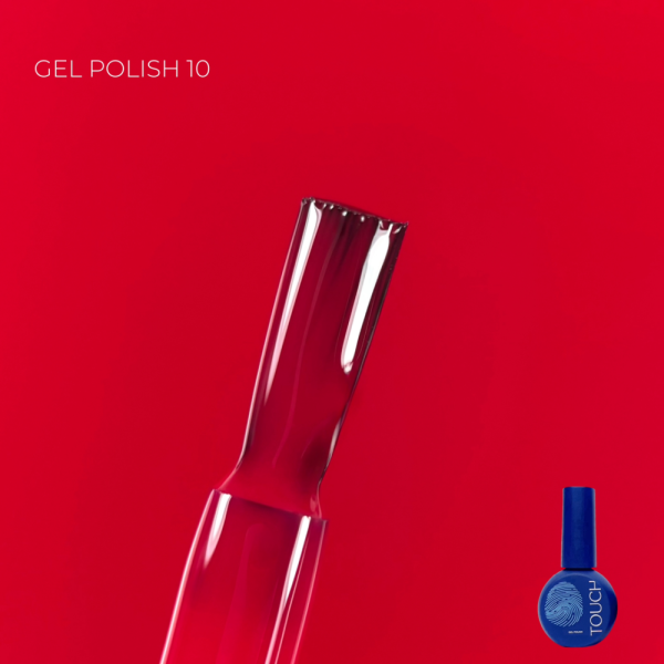 Гель-лак Touch Gel Polish №10, малиновый, 9 мл