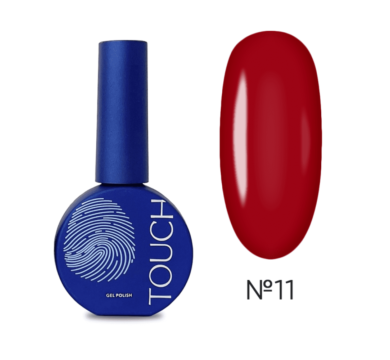 Гель-лак Touch Gel Polish №11, червоний, 9 мл