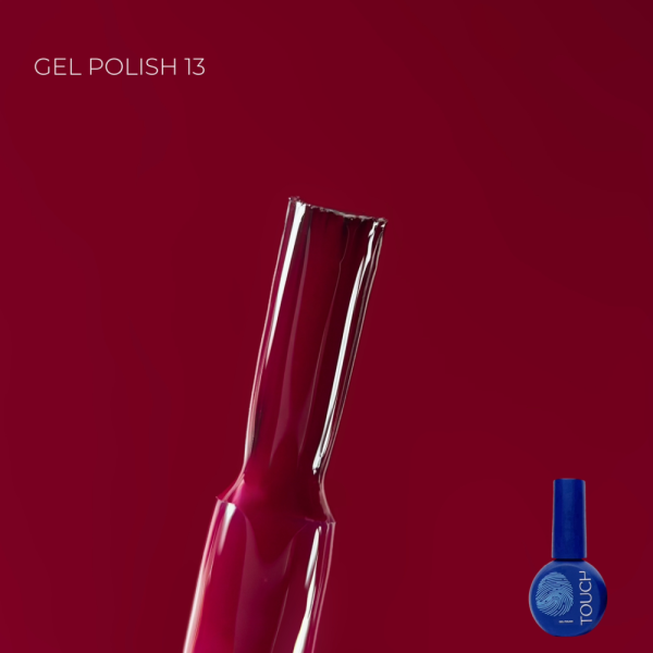 Гель-лак Touch Gel Polish №13, темно-ягодный, 9 мл