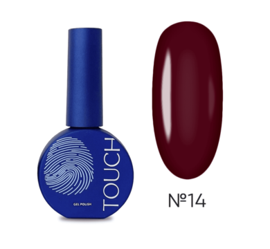 Гель-лак Touch Gel Polish №14, вишневий, 9 мл