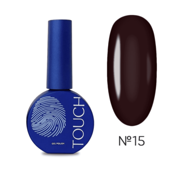 Гель-лак Touch Gel Polish №15, бордо, 9 мл