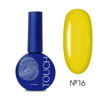 Гель-лак Touch Gel Polish №16, желтый, 9 мл