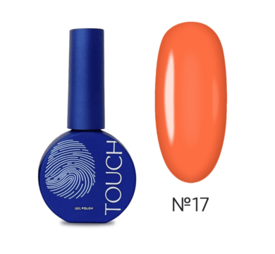 Гель-лак Touch Gel Polish №17, морквяний, 9 мл