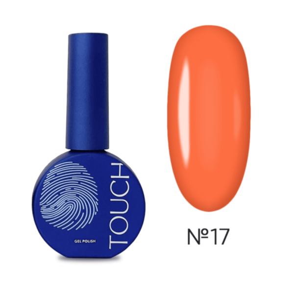 Гель-лак Touch Gel Polish №17, морковный, 9 мл