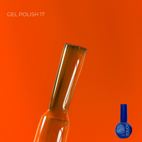 Гель-лак Touch Gel Polish №17, морковный, 9 мл