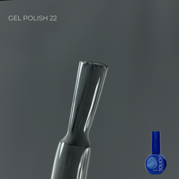 Гель-лак Touch Gel Polish №22, сірий, 9 мл