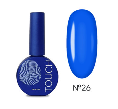 Гель-лак Touch Gel Polish №26, синий, 9 мл