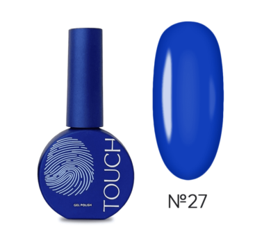 Гель-лак Touch Gel Polish №27, темно-синий, 9 мл