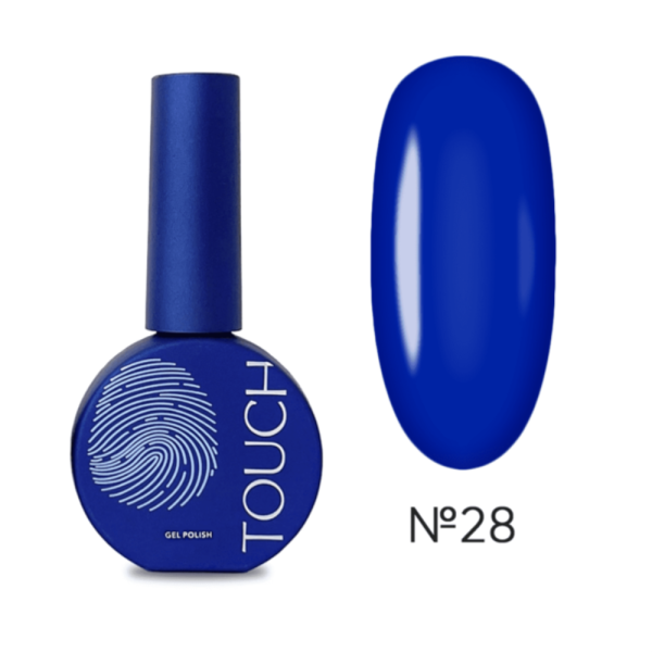 Гель-лак Touch Gel Polish №28, електрик, 9 мл