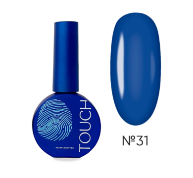Гель-лак Touch Gel Polish №31, сине-голубой, 9 мл