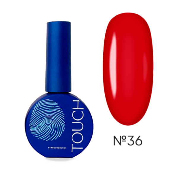 Гель-лак Touch Gel Polish №36, холодный красный, 9 мл