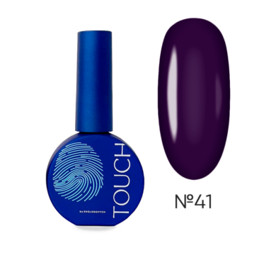 Гель-лак Touch Gel Polish №41, фіолетовий, 9 мл