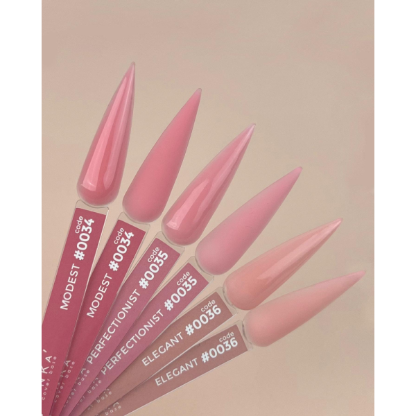 База камуфлирующая DNKa Cover Rubber Base French New Formula №0038 Flirty, ванильно-розовая, 12 мл