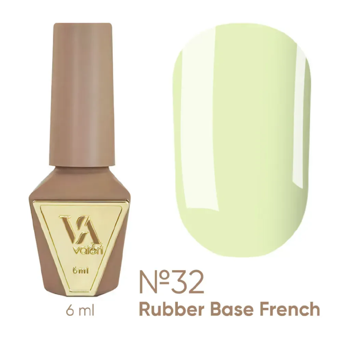 База камуфлирующая Valeri Rubber Base French New №032, желтая, 6 мл