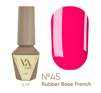 База камуфлююча Valeri Rubber Base French New №045, неонова-малінова, 6 мл