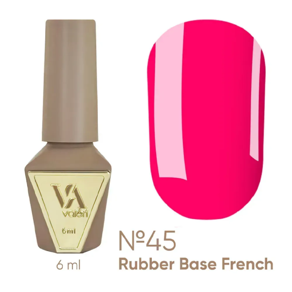 База камуфлююча Valeri Rubber Base French New №045, неонова-малінова, 6 мл
