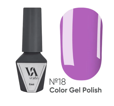 Гель-лак Valeri Color New №018, фиолетовый, 6 мл