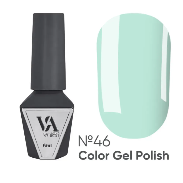 Гель-лак Valeri Color New №046, м'ятно-зелений, 6 мл