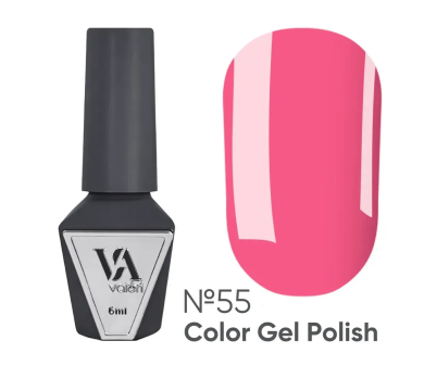 Гель-лак Valeri Color New №055, рожевий приглушений, 6 мл