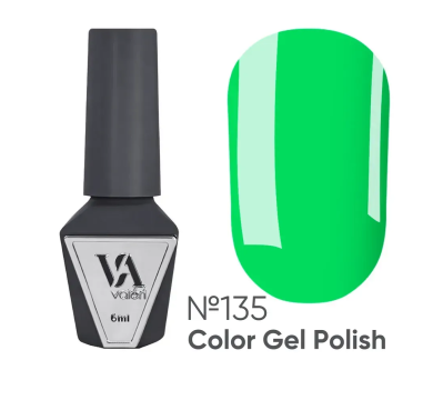 Гель-лак Valeri Color New №135, зелений, 6 мл